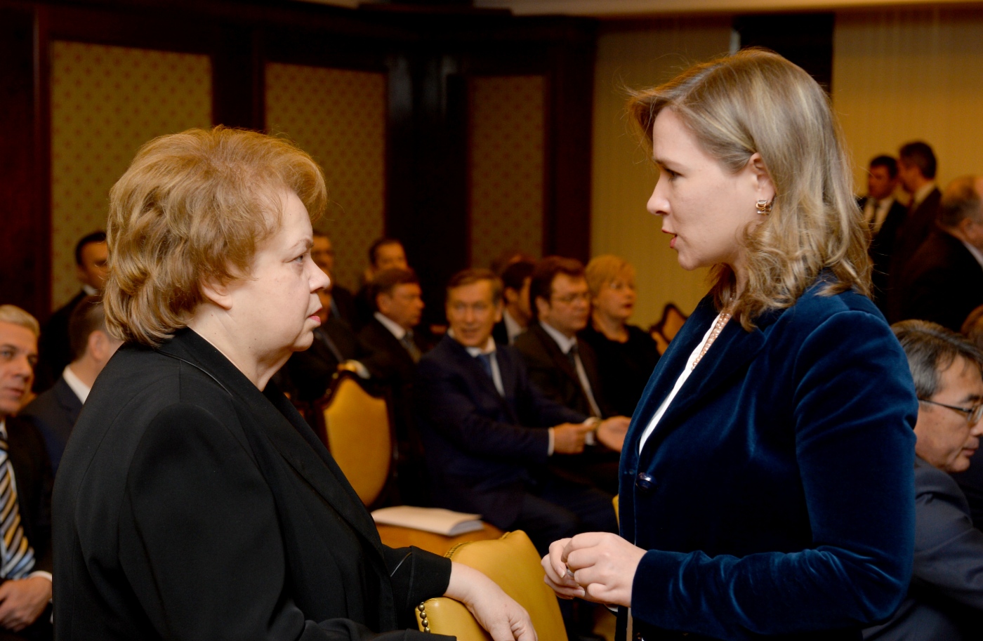 Member of Board of Directors, Head of Gazprom’s Pricing and Economic Expert Analysis Department Elena Karpel and Elena Mikhailova