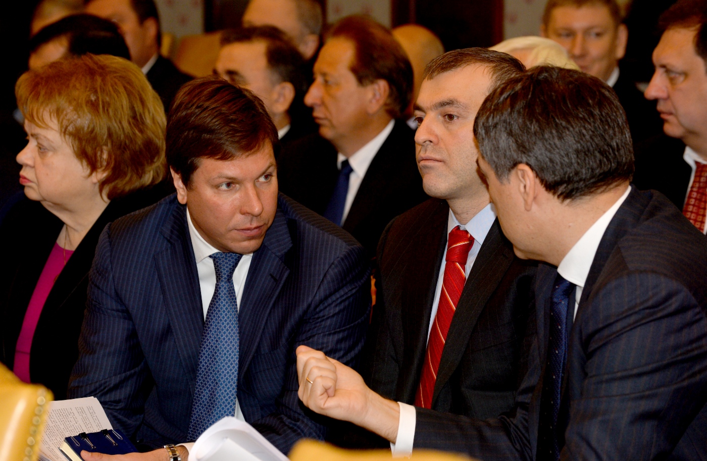 Head of Gazprom’s International Business Department Pavel Oderov and Head of Gazprom’s Tax Policy Department Karen Oganyan