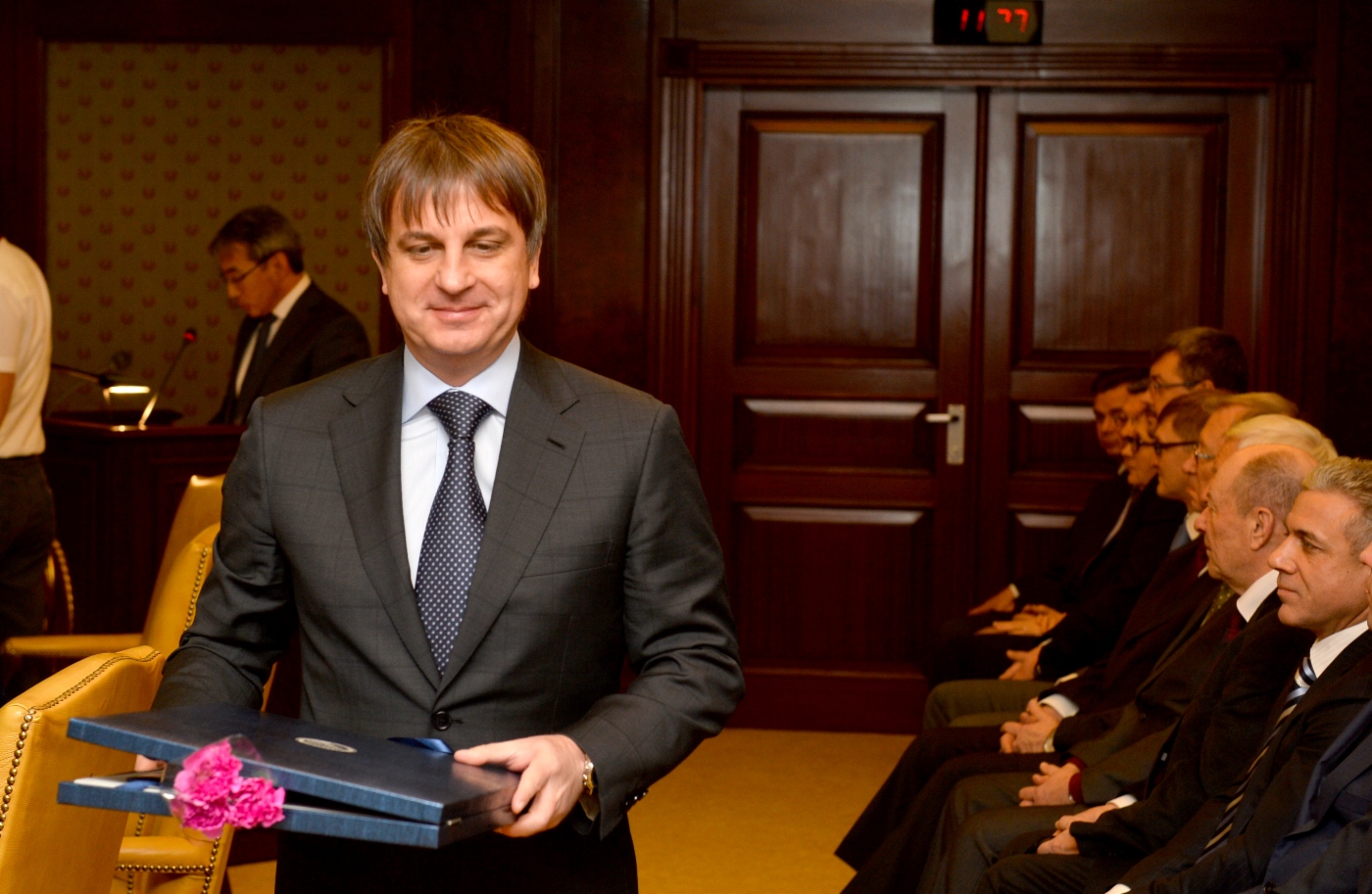 Prize winner, Deputy Director General of Gazprom Dobycha Astrakhan Andrey Melnichenko