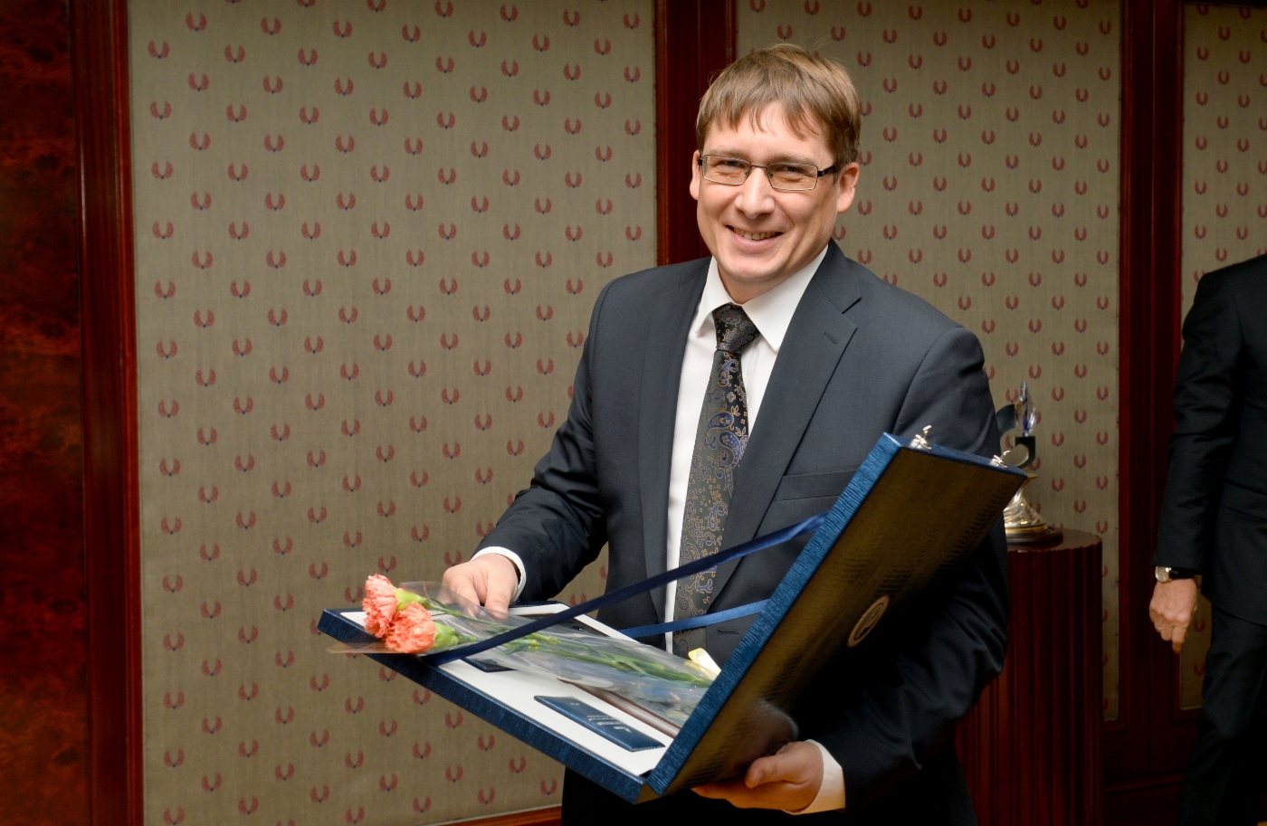 Prize winner Dmitry Shustikov