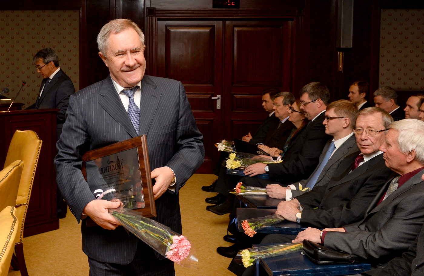 Prize winner, Director General of Gazprom Dobycha Krasnodar Mikhail Geikhman