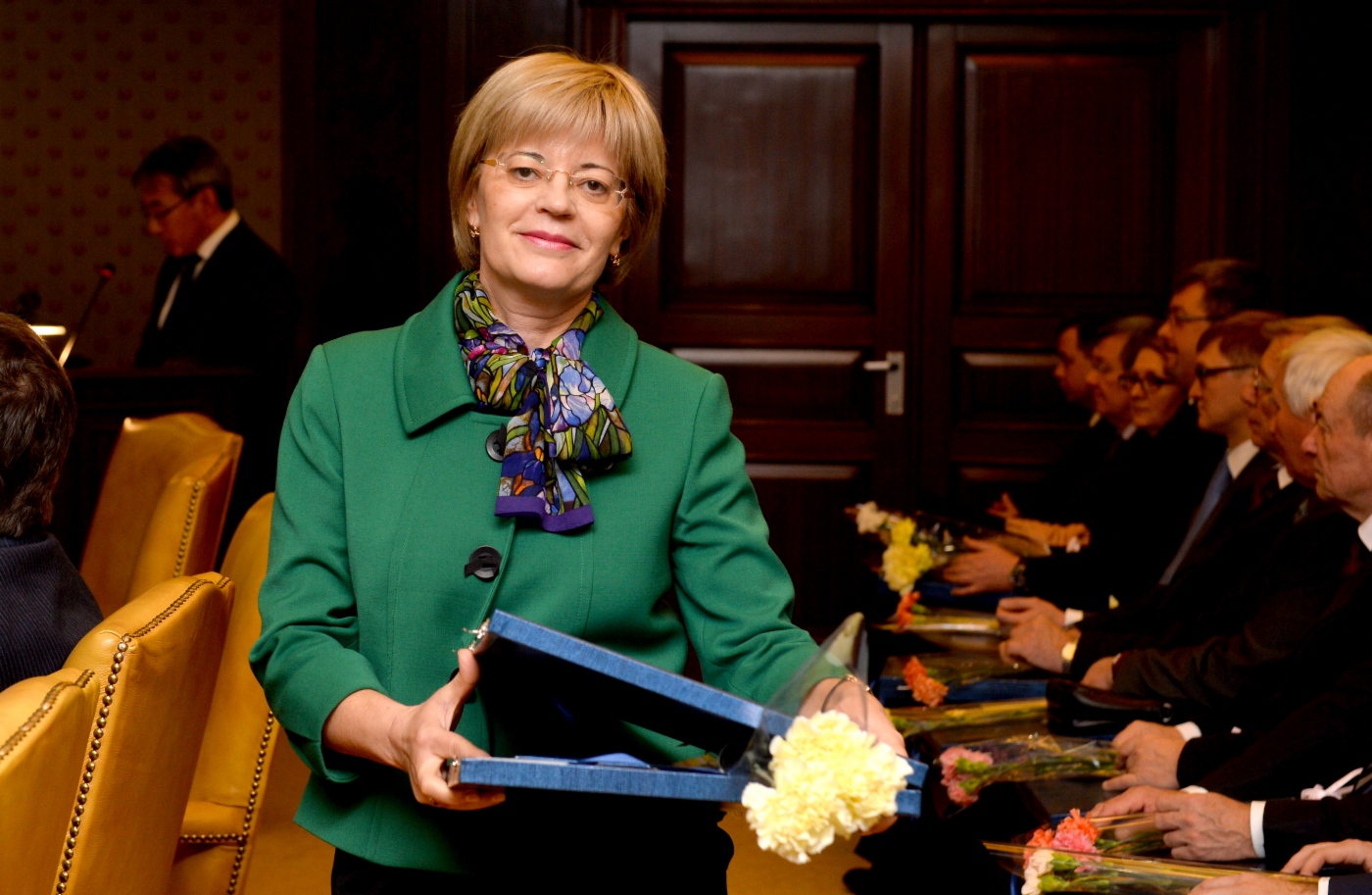 Prize winner Natalia Pystina