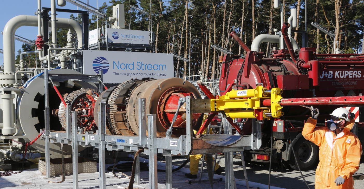 Nord Stream gas pipeline inspection using smart pigs