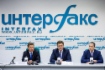 Alexey Miller, Alexander Novak and Sergey Kupriyanov during a press conference on gas supplies to Ukraine