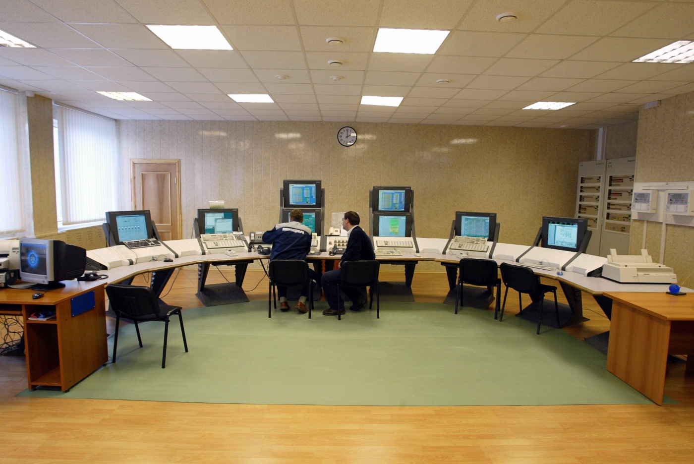 Dispatch room of gas treatment unit No.2C at Zapolyarnoye field 