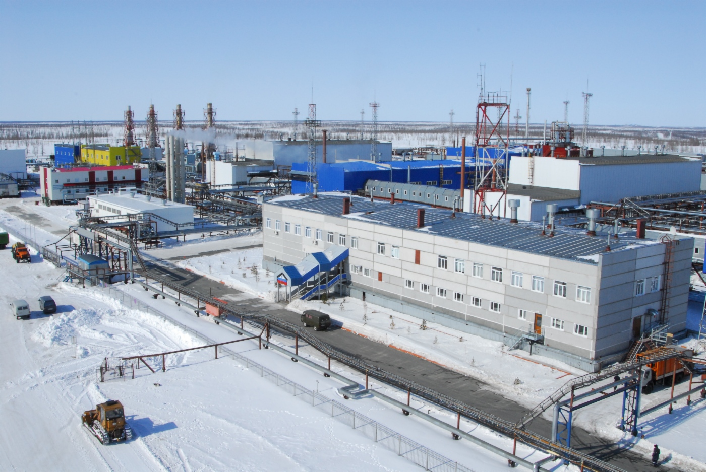 Gas treatment unit No.1C at Zapolyarnoye field 