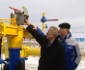 Yury Andrianov, Chairman of Tula Region Government and Nikolai Vashchilov, Head of Tula Line Pipe Operation Center at Yelets – Shchekino gas trunkline commissioning ceremony