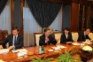 Alexey Miller (center) at working meeting with Masami Iijima, President and Chief Executive Officer of Mitsui 