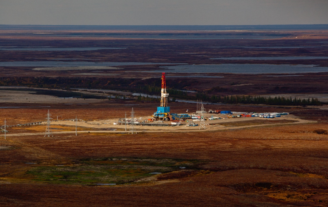 Oil development well at Vostochno-Messoyakhskoye field