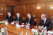 Alexey Miller (second from right) at working meeting with Gerhard Roiss, Chief Executive Officer of OMV