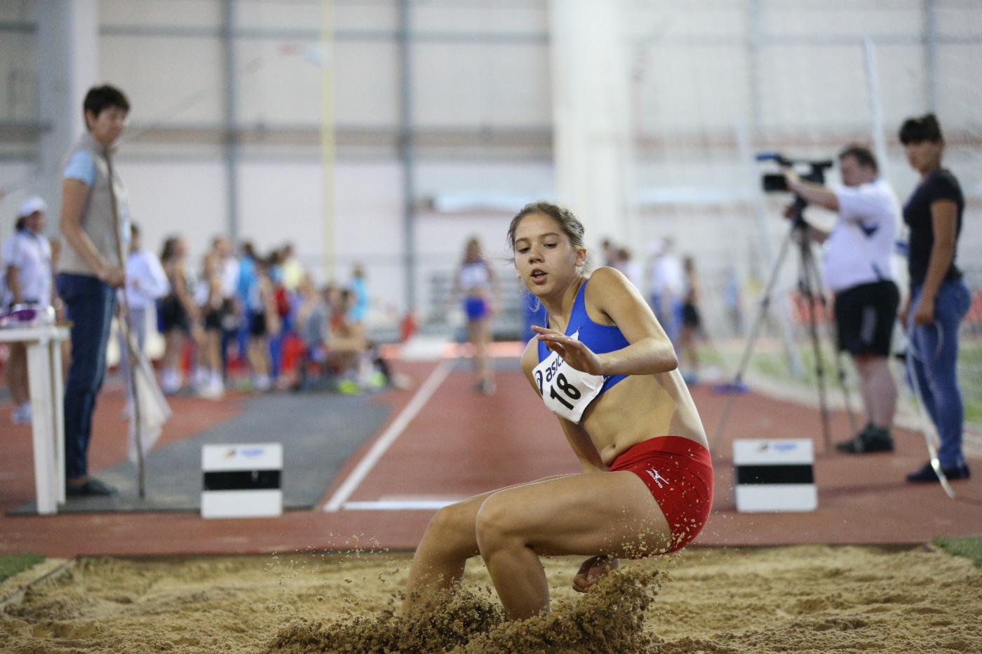 Children’s Spartakiada Games. Track and field competitions.