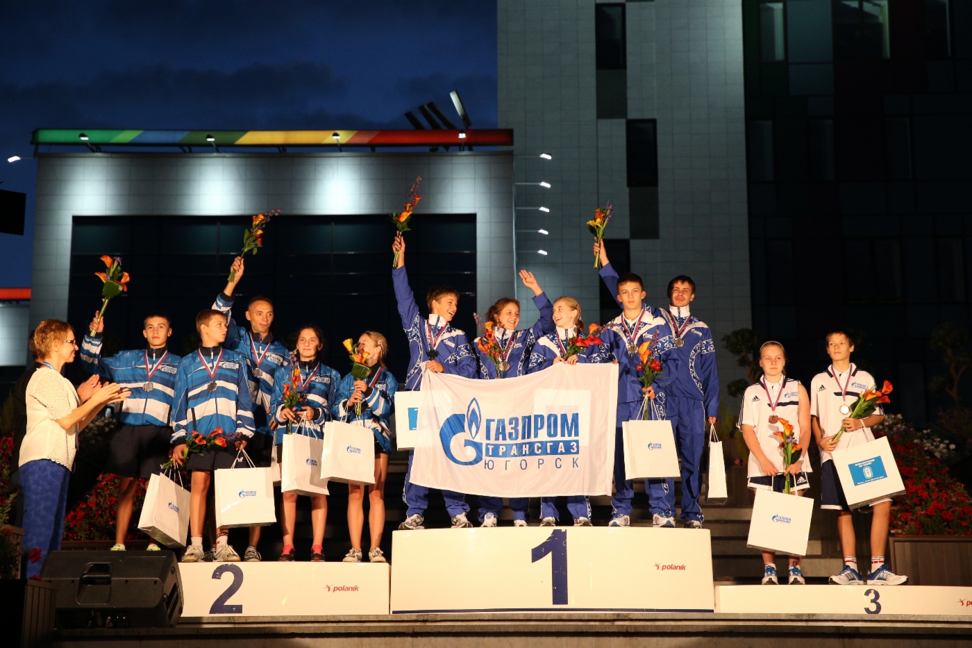 Winners. Second day of Spartakiada Games