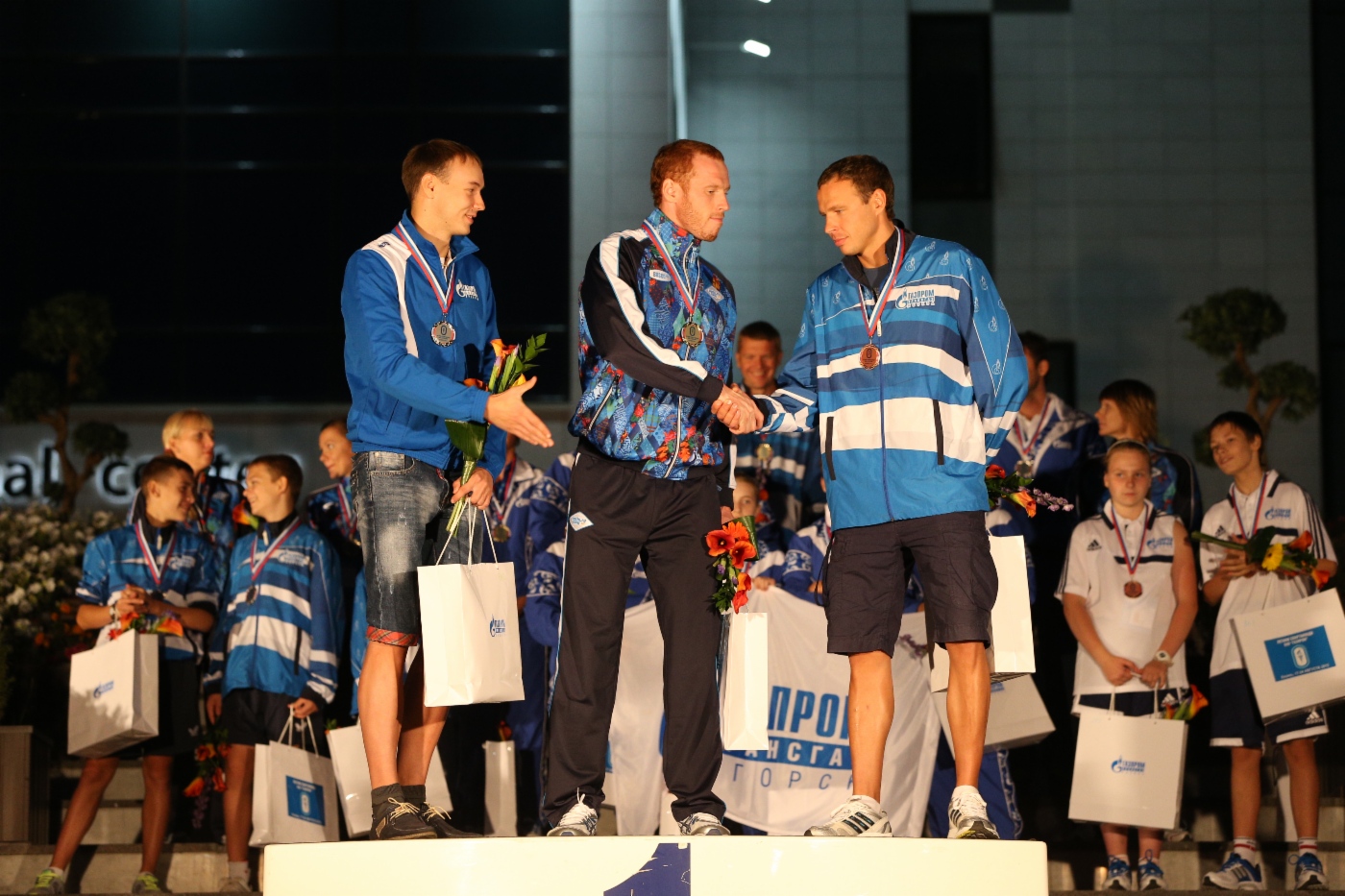Winners. Second day of Spartakiada Games