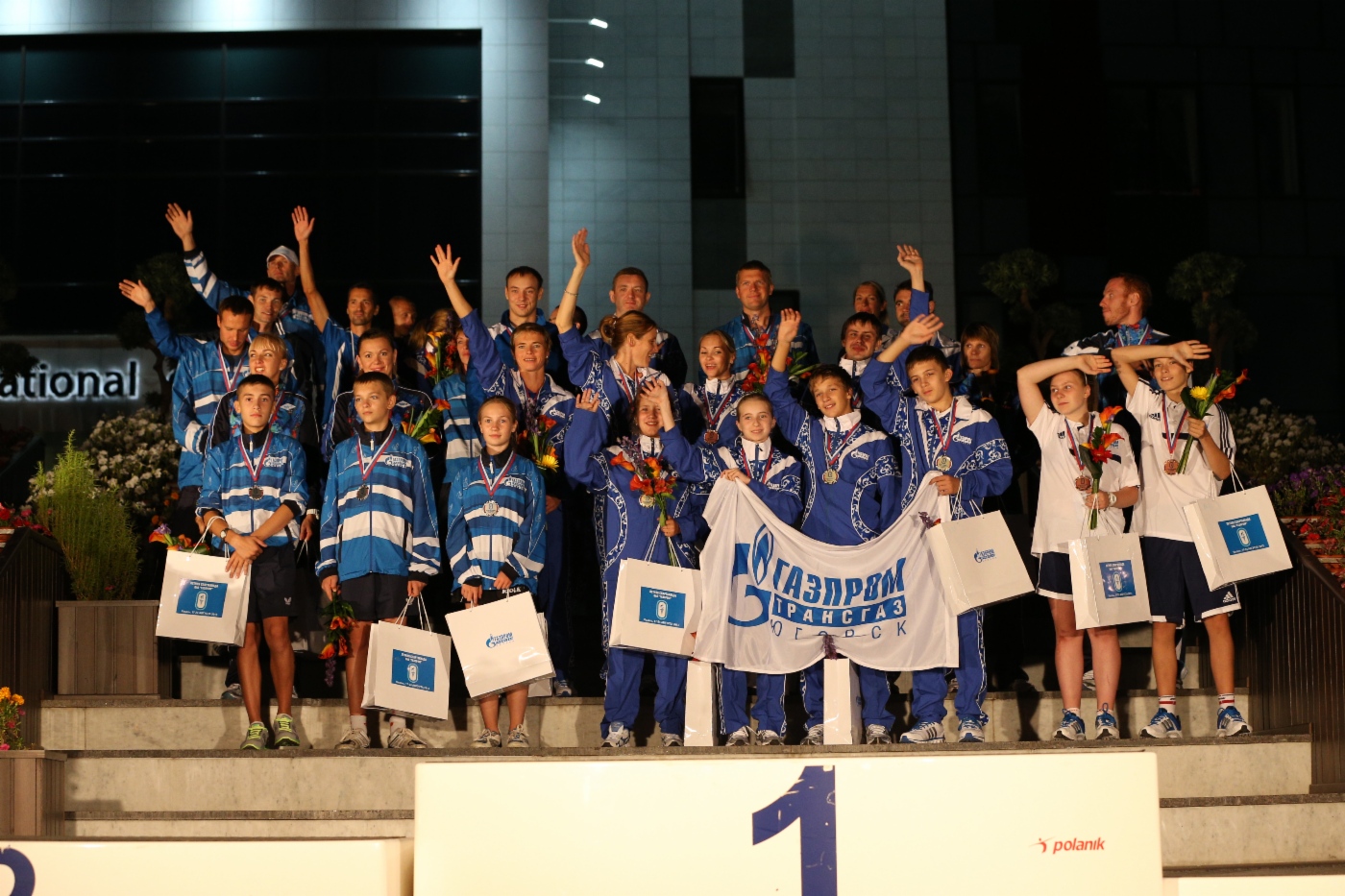 Winners. Second day of Spartakiada Games