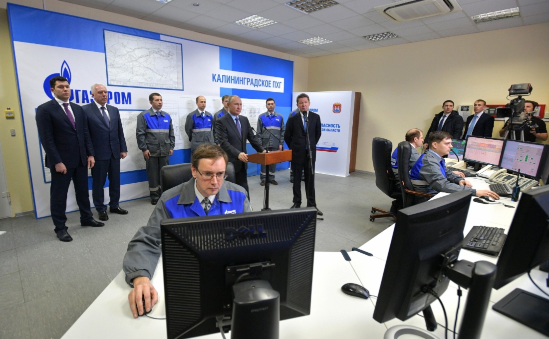 Offshore gas receiving terminal and Marshal Vasilevskiy floating storage and regasification unit (FSRU) brought into operation in Kaliningrad Region