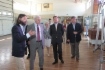 Vladimir Lyubomirov, President of regional sport public organization Saint Petersburg Yacht Club shows Club’s projects to be implemented within next three years to Alexey Miller and Georgy Poltavchenko, Governor of Saint Petersburg
