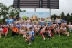 Runners posing for group photo