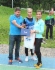 Winners receiving prizes