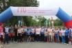 On starting line