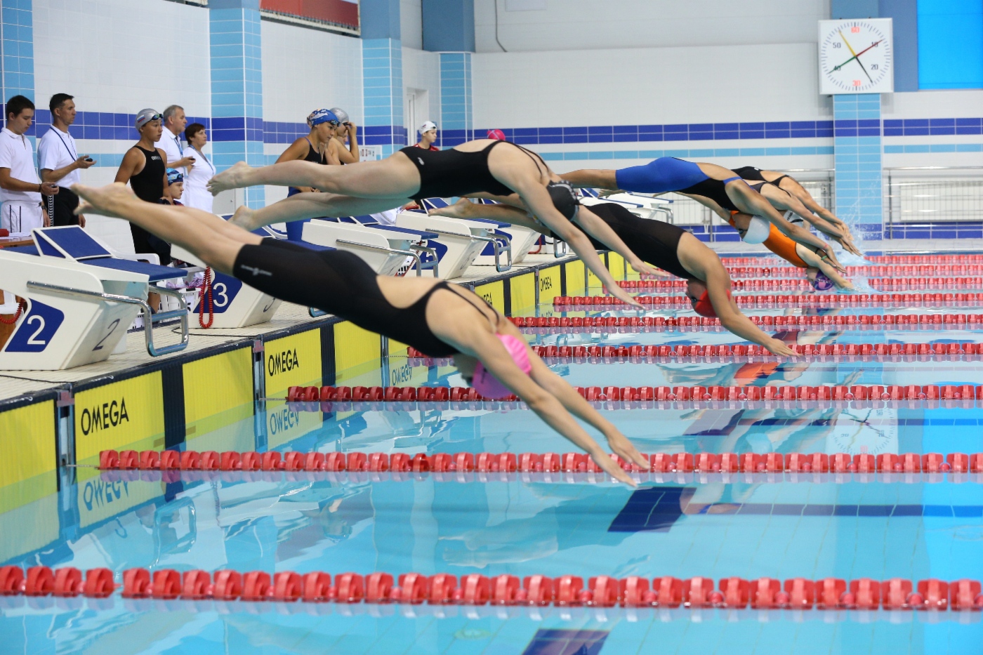 Children’s Spartakiada Games. Swimming competitions (relay)