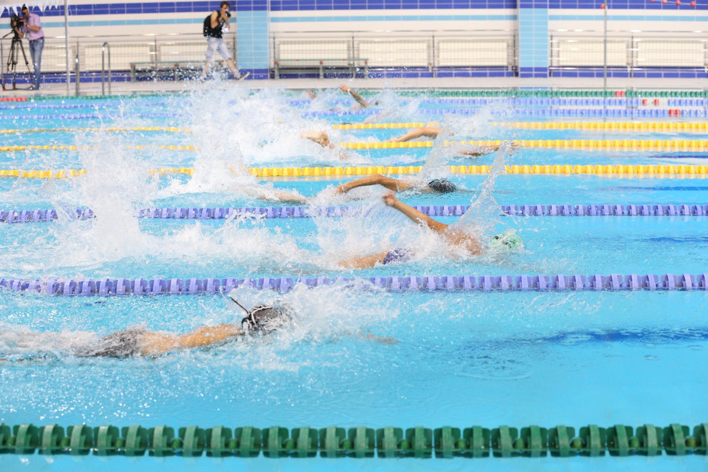 Children’s Spartakiada Games. Swimming competitions (relay)