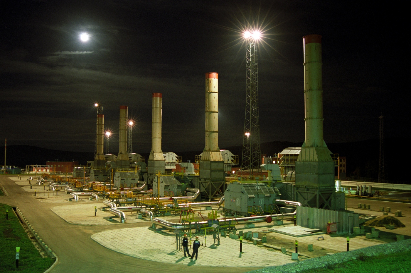 Compressor station, Krasnodar Krai, Russia, 2003. Photo by Gazprom