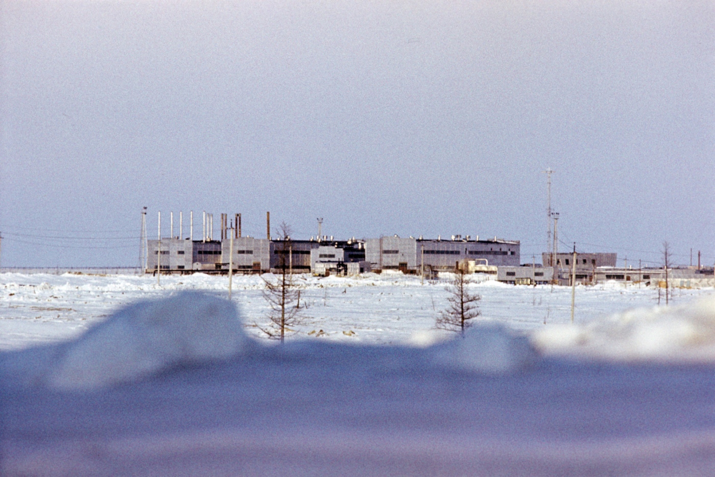 Production facility, Tyumen Oblast, Russia, 1976. Photo by Gazprom