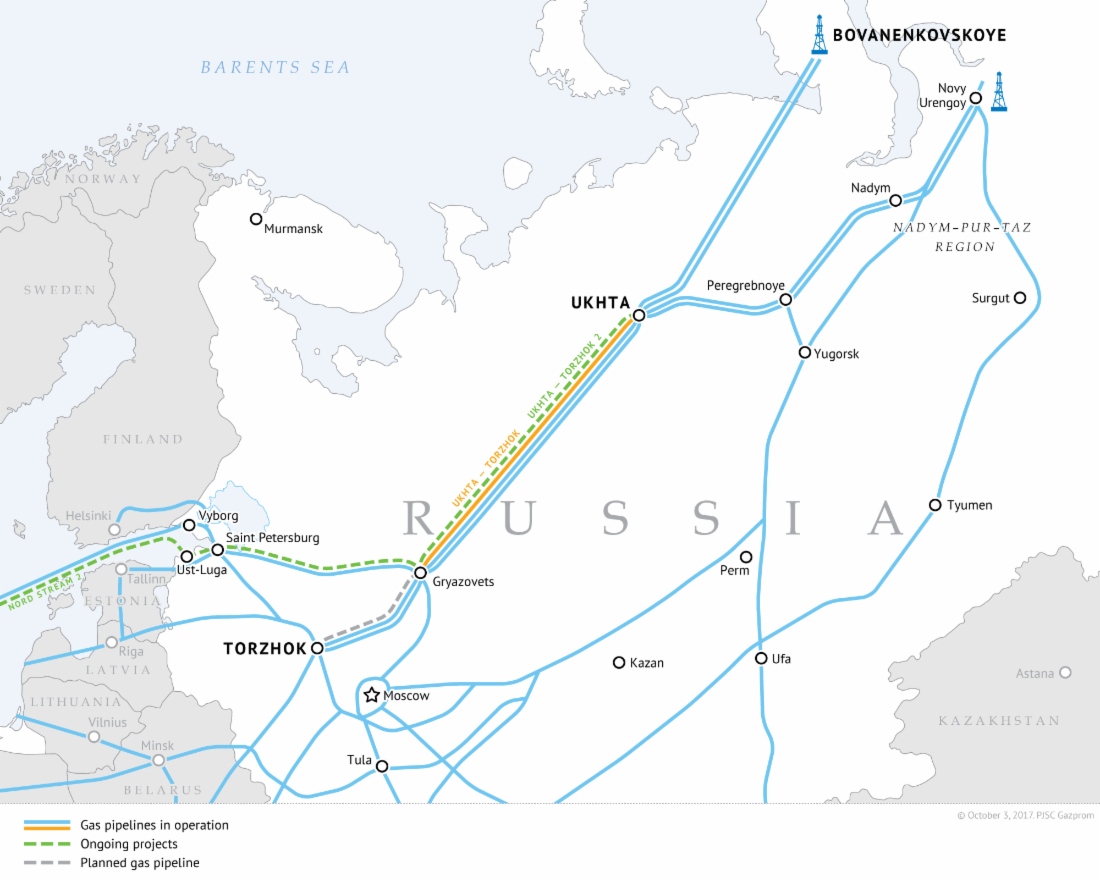 Ukhta – Torzhok and Ukhta – Torzhok 2 gas pipelines