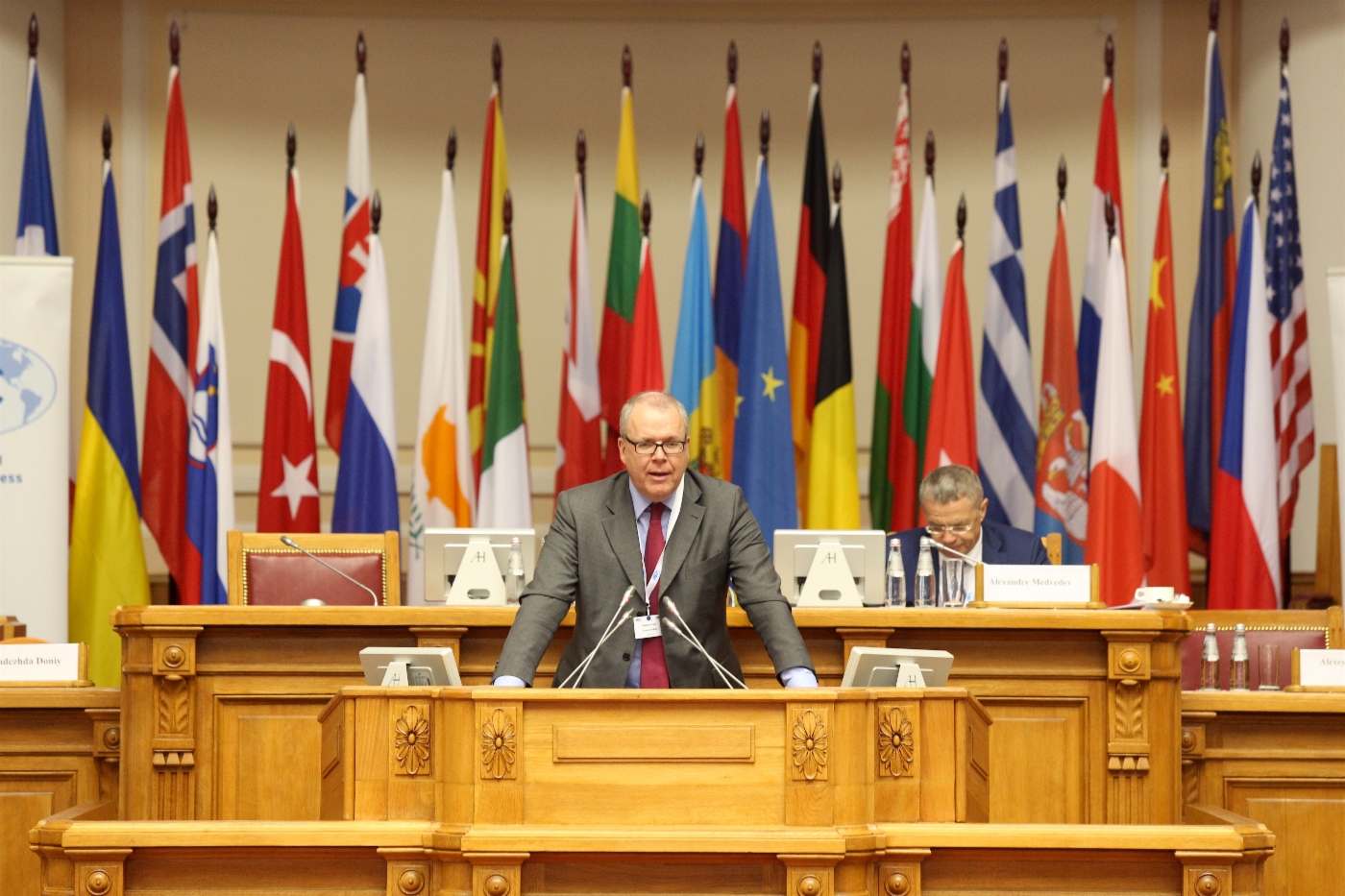 Klaus Schaefer, Chief Executive Officer of Uniper, speaks at 19th General Meeting of International Business Congress