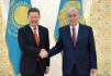 Alexey Miller and Kassym-Jomart Tokayev. Photo by www.akorda.kz