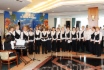 Choir of Gazprom Administration’s pensioners singing wartime songs including “Let’s Sing, My Friends”, May 5, 2011