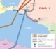 Gas transmission projects layout, Krasnodar Territory