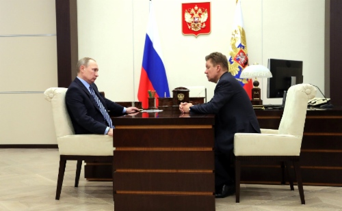 Alexey Miller briefs Vladimir Putin on Gazprom’s performance in 2016