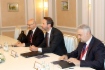 Working meeting of Alexey Miller with Alparslan Bayraktar and Burhan Ozcan held at St. Petersburg International Economic Forum 2022