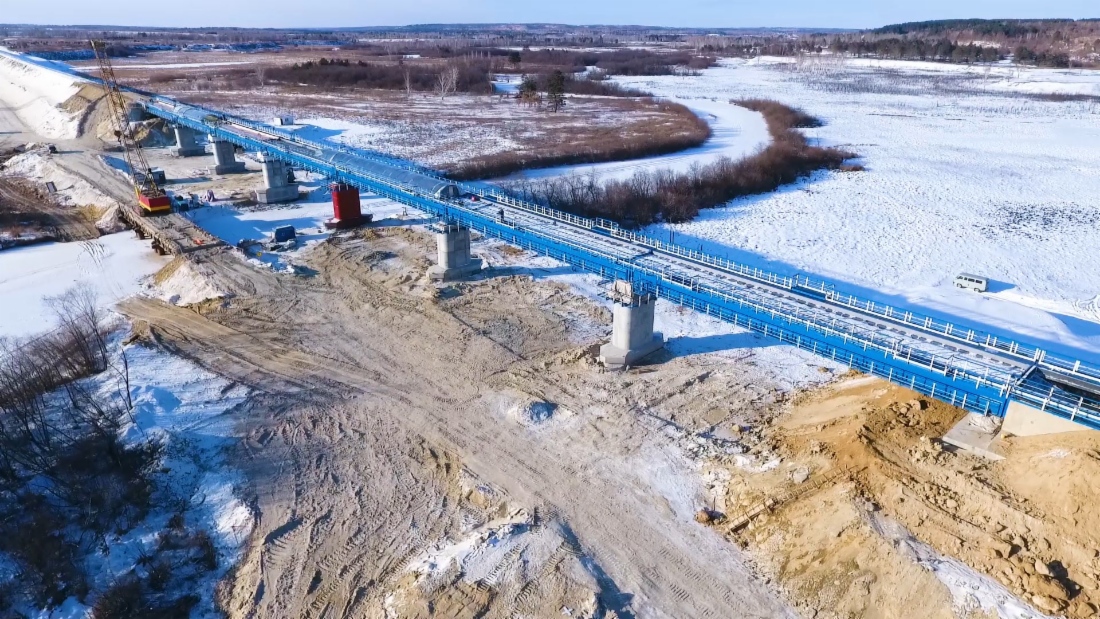 Construction of priority railway communications for Amur Gas Processing Plant completed
