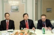 Tatsuo Yasunaga (center), President and CEO of Mitsui & Co., Ltd., at working meeting with Alexey Miller at St. Petersburg International Economic Forum 2018