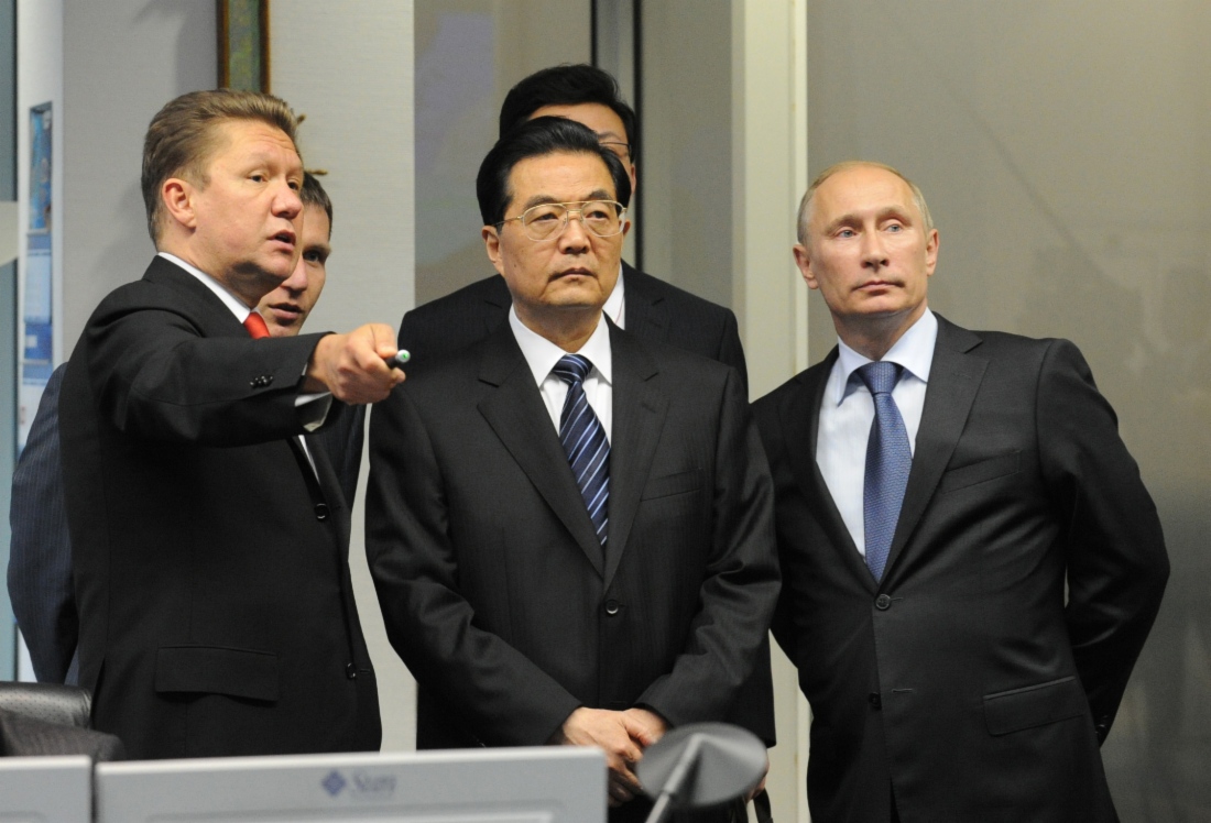 At meeting of Vladimir Putin, Prime Minister of Russian Federation and Hu Jintao, President of People’s Republic of China