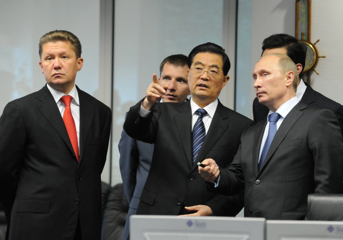 At meeting of Vladimir Putin, Prime Minister of Russian Federation and Hu Jintao, President of People’s Republic of China