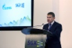 Andrey Kruglov speaking at official ceremony dedicated to Gazprom’s inclusion in Singapore Exchange listings