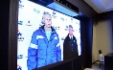 Alexander Dyukov and Igor Sechin at ceremonial event marking launch of Vostochno-Messoyakhskoye field