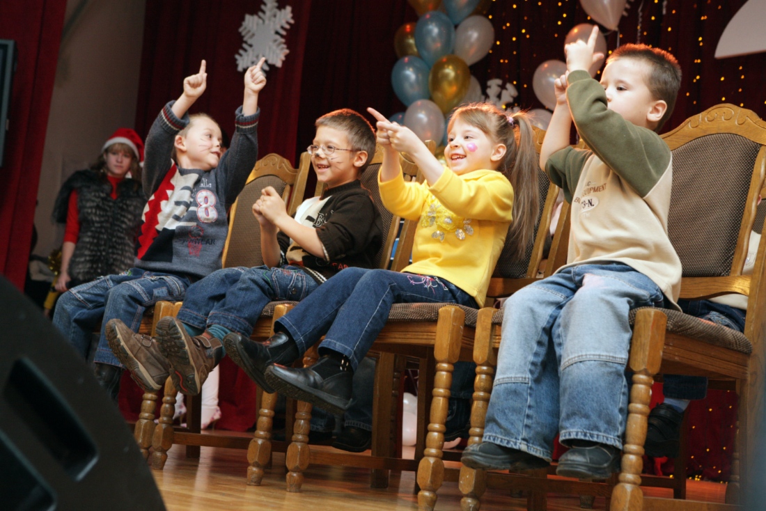 Children from orphan homes and correctional schools of Saratov Oblast during charitable event Welcome to fairytale organized by Gazprom Transgaz Saratov