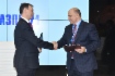 Yury Urlichich, Deputy Head of Analytical Center for Government of Russian Federation, and Oleg Aksyutin signing Cooperation Agreement at 7th St. Petersburg International Gas Forum