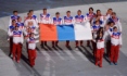 Our athletes – Olympic champions – carry Russian state flag at Olympic Games closing ceremony in Sochi