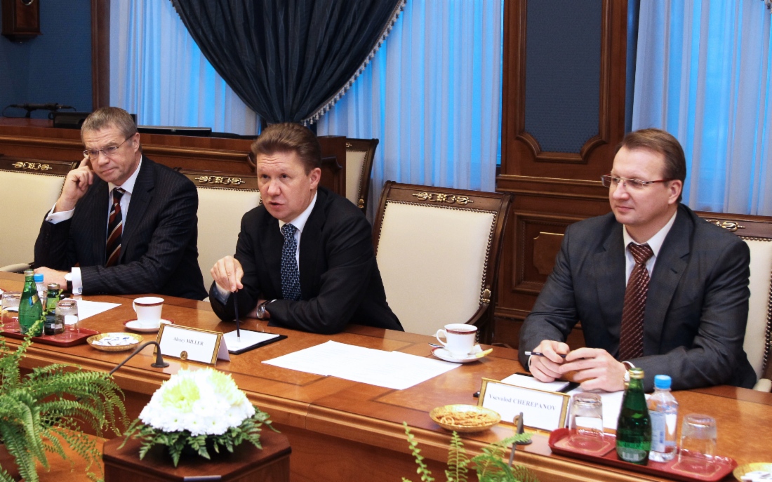 Alexey Miller during meeting with Do Van Hau, President and CEO of Petrovietnam
